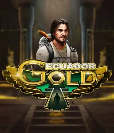 ELK Studios' Ecuador Gold slot displayed with its lush jungle backdrop and symbols of South American culture. The visual emphasizes the slot's dynamic gameplay and up to 262,144 ways to win, complemented with its rich, detailed graphics, making it an enticing choice for those fascinated by adventurous slots.