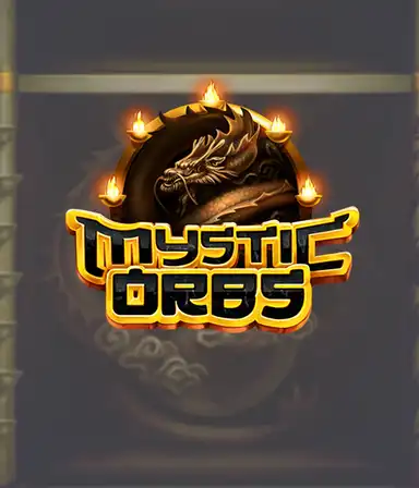 The mystical game interface of Mystic Orbs slot by ELK Studios, featuring ancient symbols and glowing orbs. The picture showcases the game's enigmatic atmosphere and its immersive visual design, making it an enticing choice for players. The artistry in each symbol and orb is evident, adding depth to the game's ancient Asian theme.